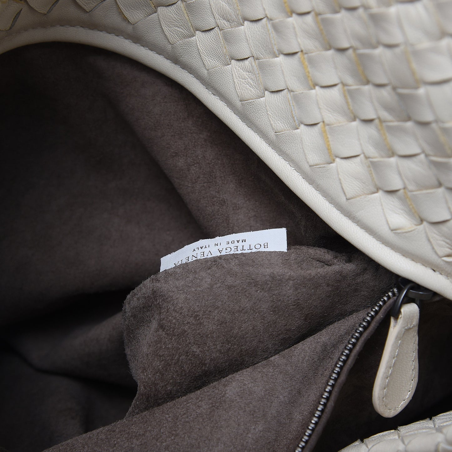 Nappa Intrecciato Large Cesta Tote White