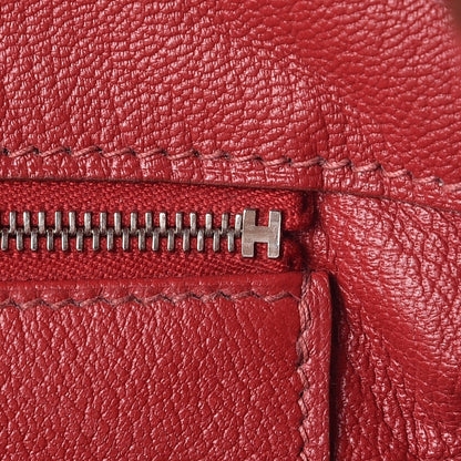 Hermes Taurillon Clemence JPG Shoulder Birkin II 42 Rouge Vif 11 of 34