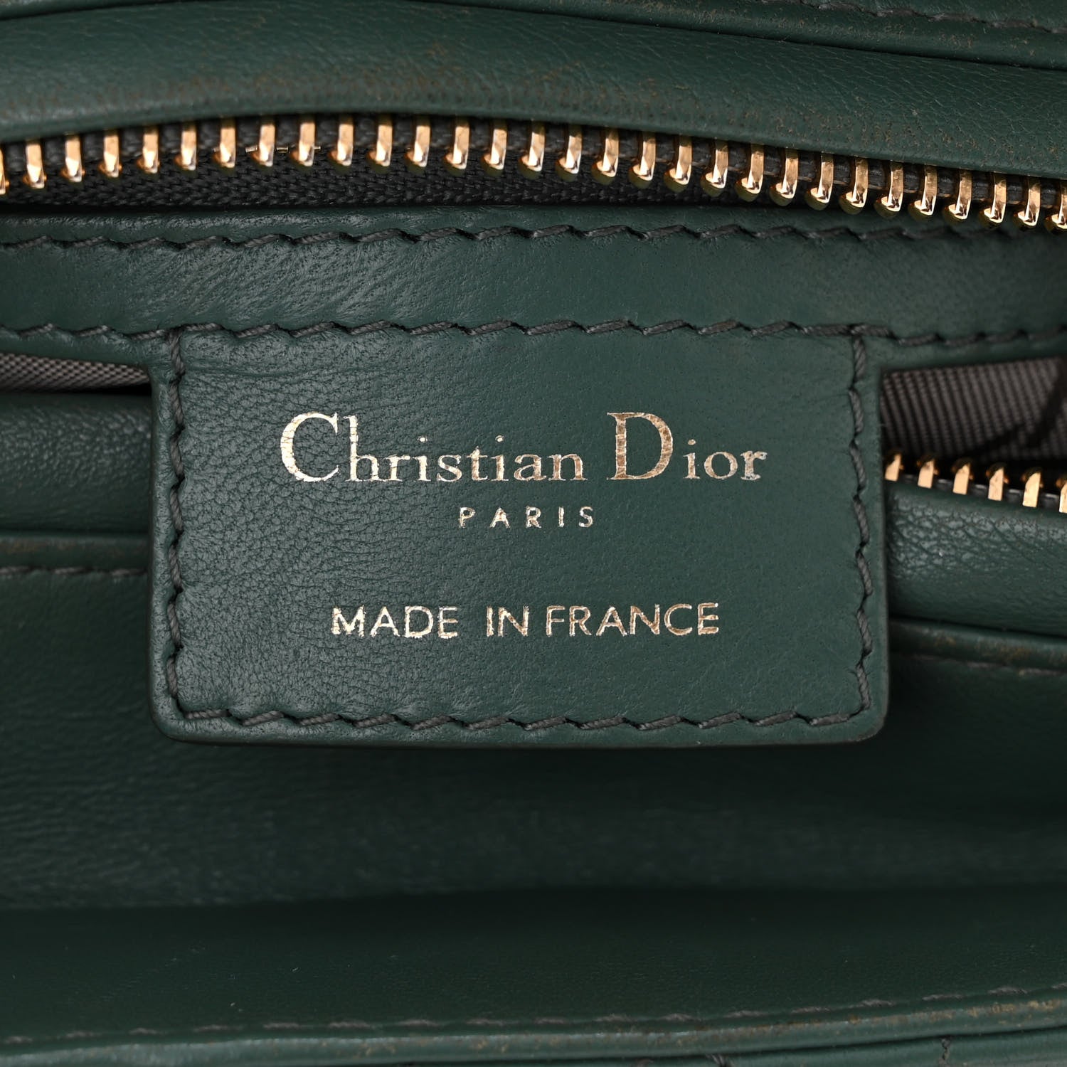 Christian Dior Lambskin Cannage Medium Lady Dior Orage 6 of 11