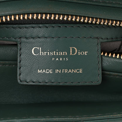 Christian Dior Lambskin Cannage Medium Lady Dior Orage 6 of 11