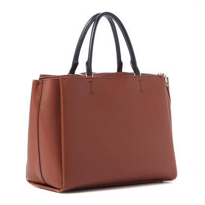 Louis Vuitton Calfskin Lockmeto Caramel Creme Black 2 of 7