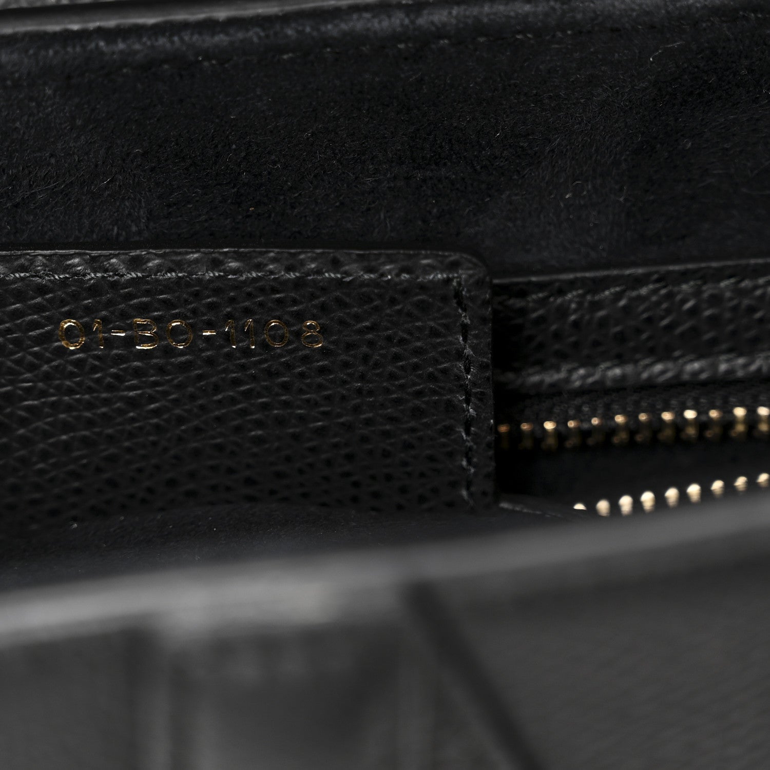 Christian Dior Grained Calfskin Saddle Bag Black 7 of 10