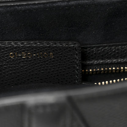 Christian Dior Grained Calfskin Saddle Bag Black 7 of 10
