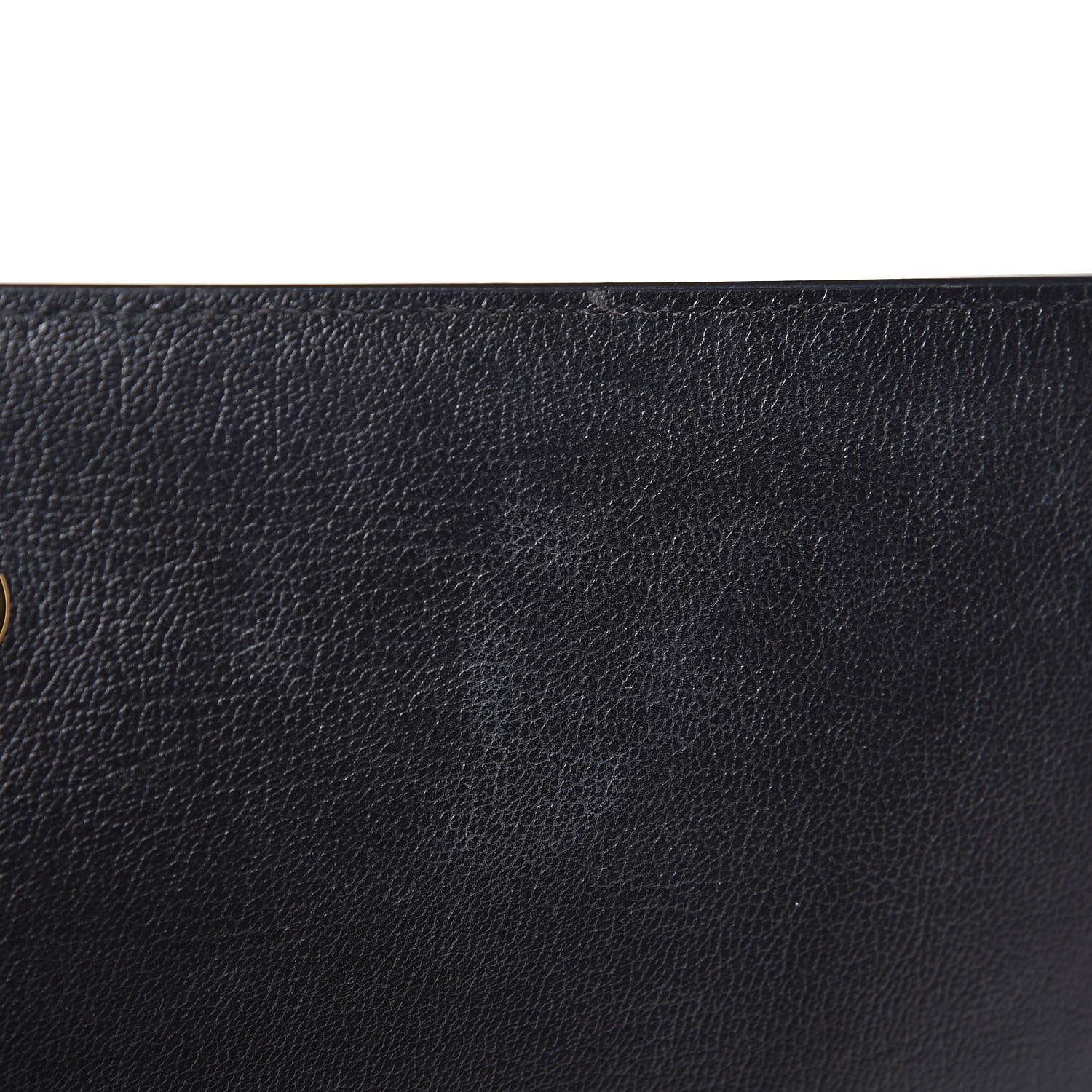 Saint Laurent Calfskin Monogram Large Belle De Jour Clutch Black 8 of 8