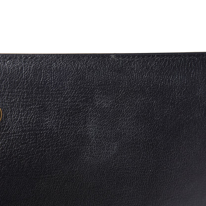 Saint Laurent Calfskin Monogram Large Belle De Jour Clutch Black 8 of 8