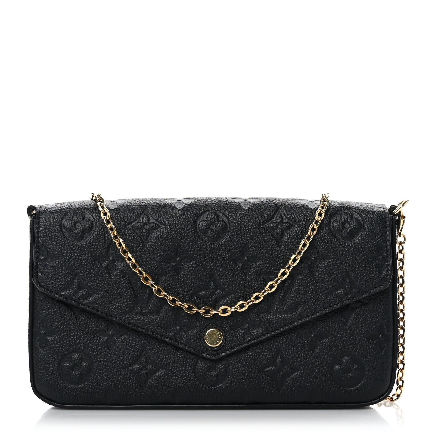 Empreinte Pochette Felicie Chain Wallet Black
