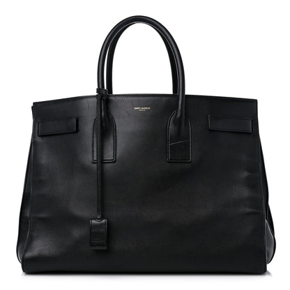 Saint Laurent Calfskin Large Sac de Jour Carryall Black 1 of 23