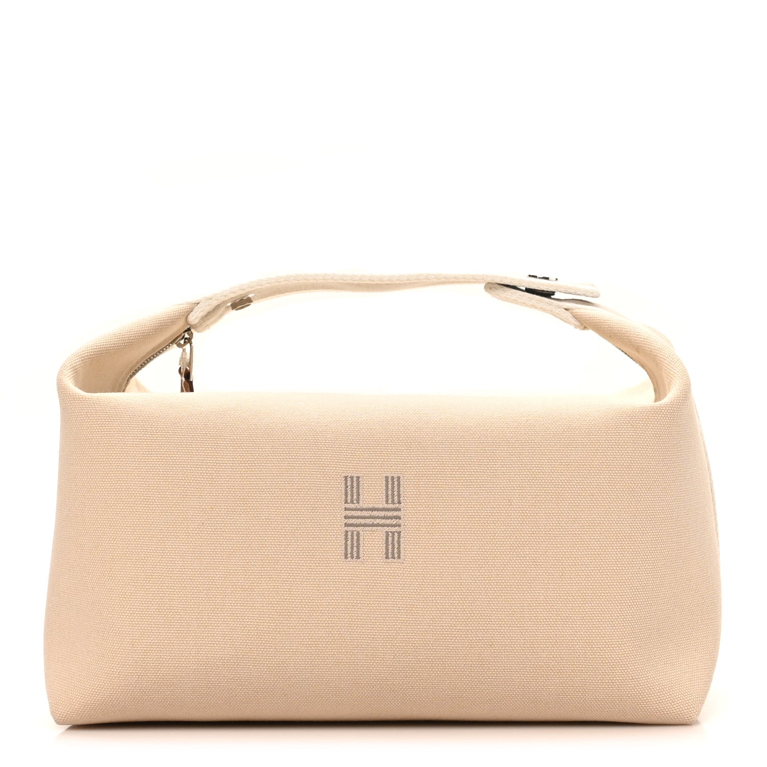 Hermes Canvas Large Bride-A-Brac Pouch Natural 1 of 9