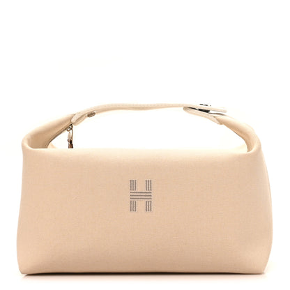 Hermes Canvas Large Bride-A-Brac Pouch Natural 1 of 9