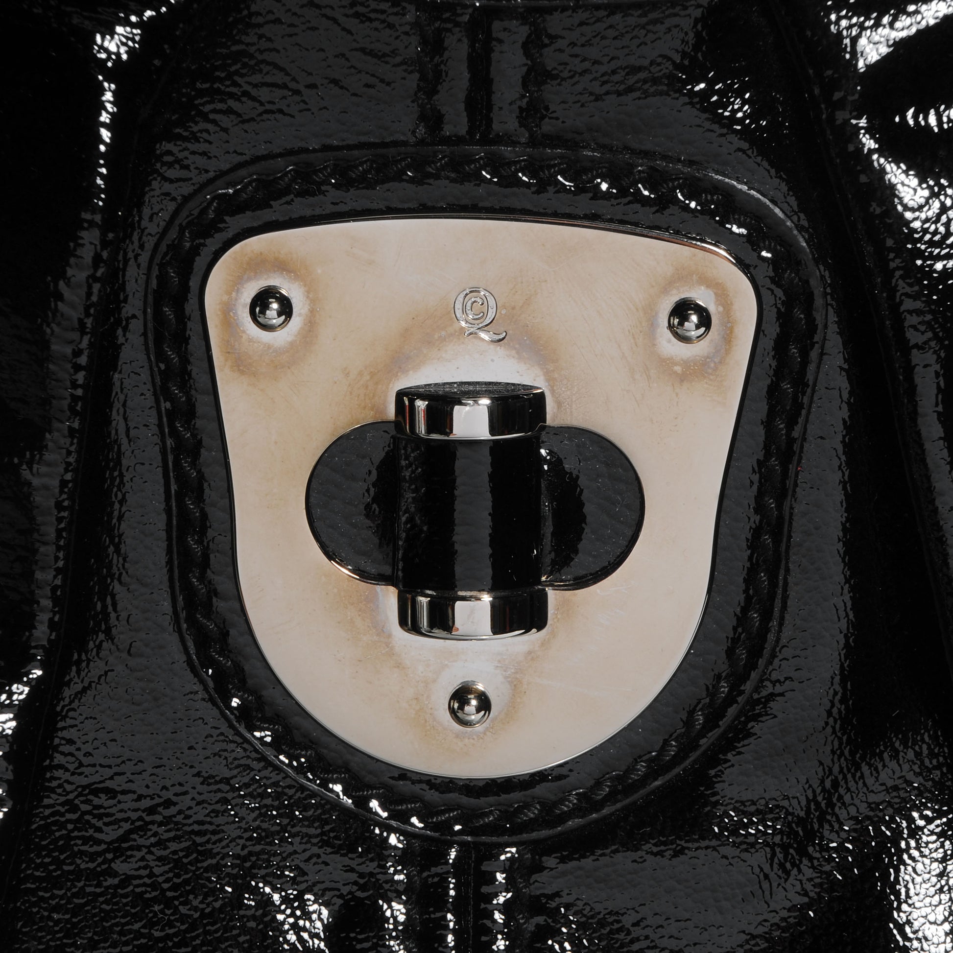 Alexander McQueen Patent Leather Hobo Black 7 of 8