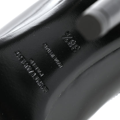 Saint Laurent Patent Calfskin Diane 100 Boots 38.5 Black 7 of 10