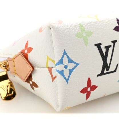 Louis Vuitton LV x TM Monogram Multicolor Cosmetic Pouch PM White 7 of 8