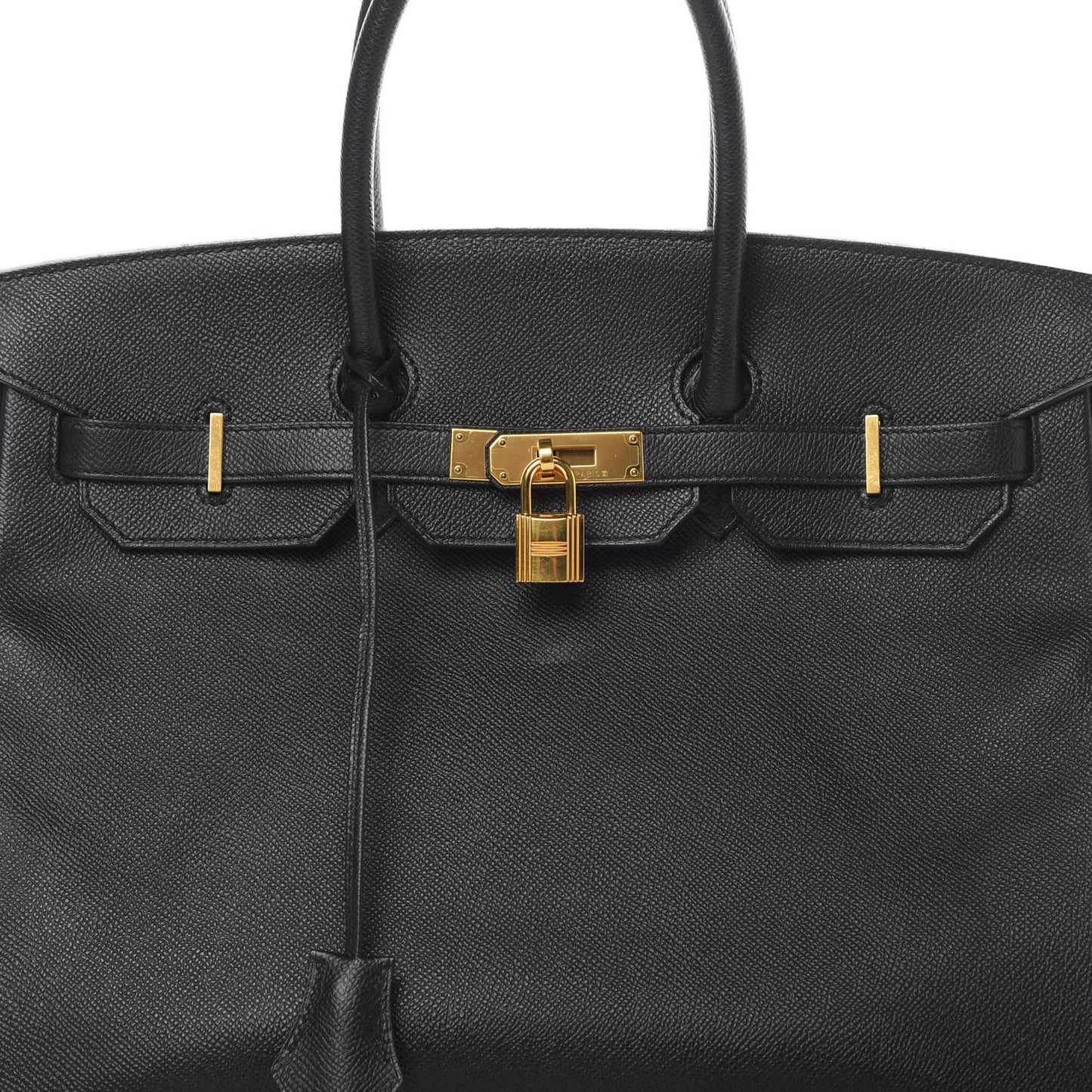 Epsom Birkin 35 Black