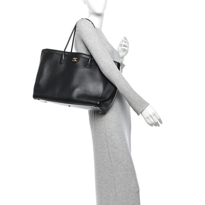 Chanel Calfskin Archetype Large Shopping Tote Black 2 of 10