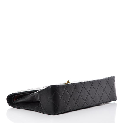Chanel Lambskin Quilted Medium Double Flap Black 5 of 17