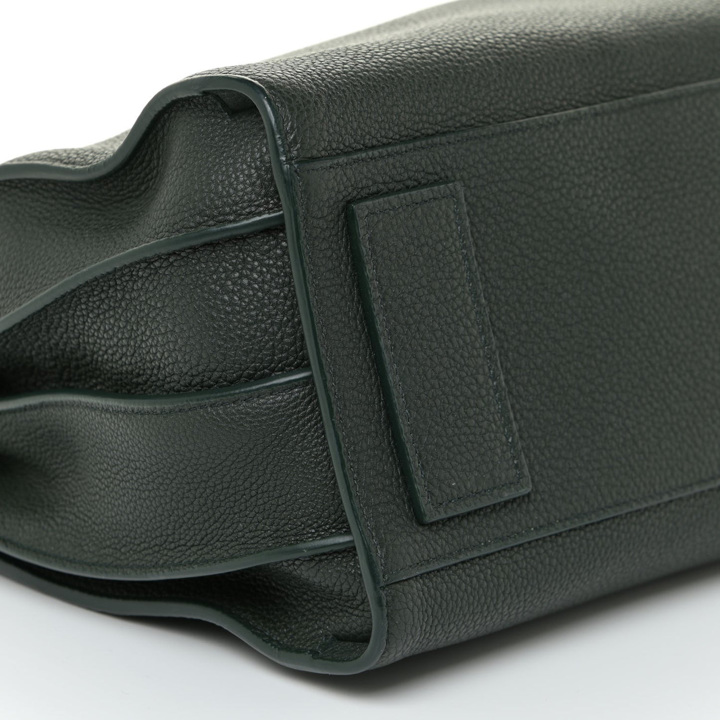 Grained Calfskin Small Supple Sac De Jour Dark Vert