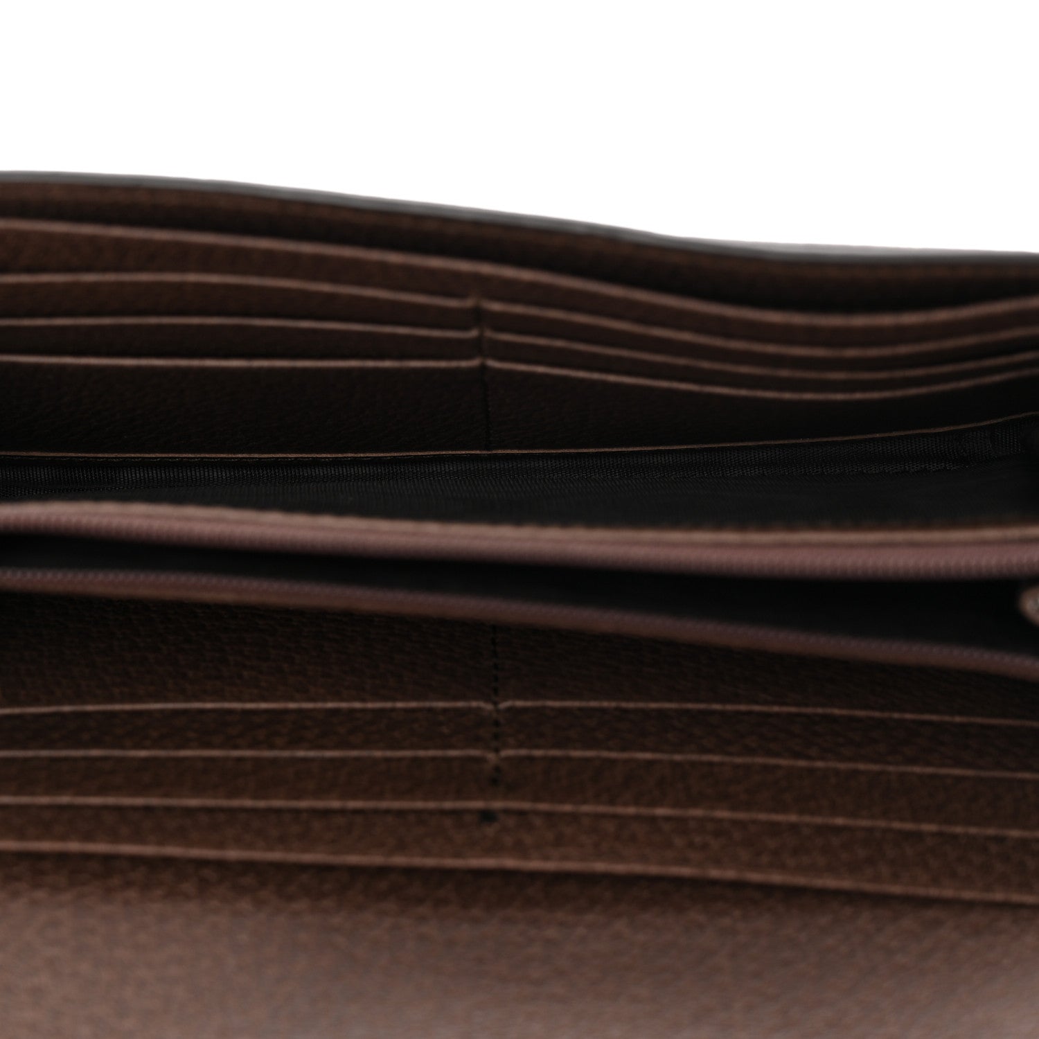 Gucci GG Supreme Monogram Web Ophidia Continental Wallet Brown 5 of 7