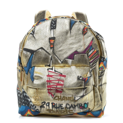 Chanel Graffiti Printed Canvas Street Spirit Backpack Multicolor 1 of 8