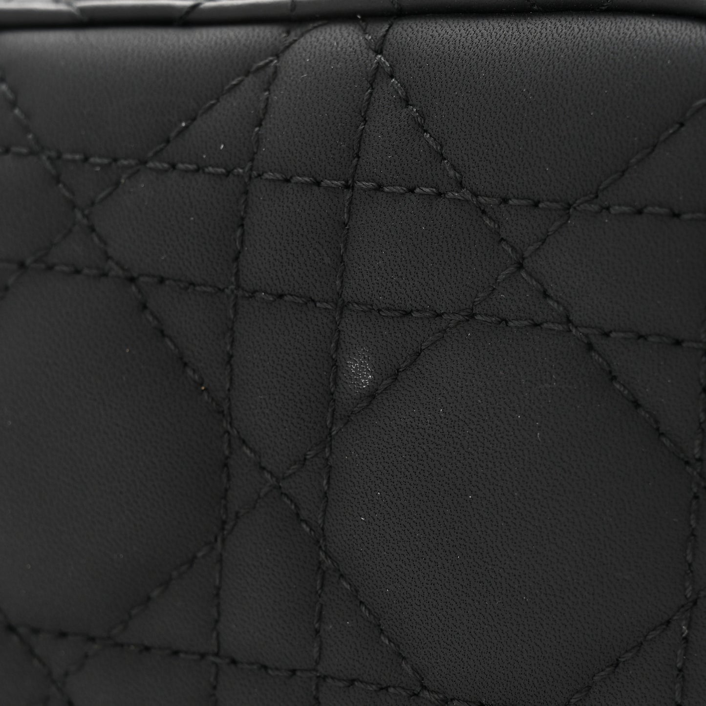 Ultra Matte Calfskin Cannage Small My ABCDior Lady Dior Black