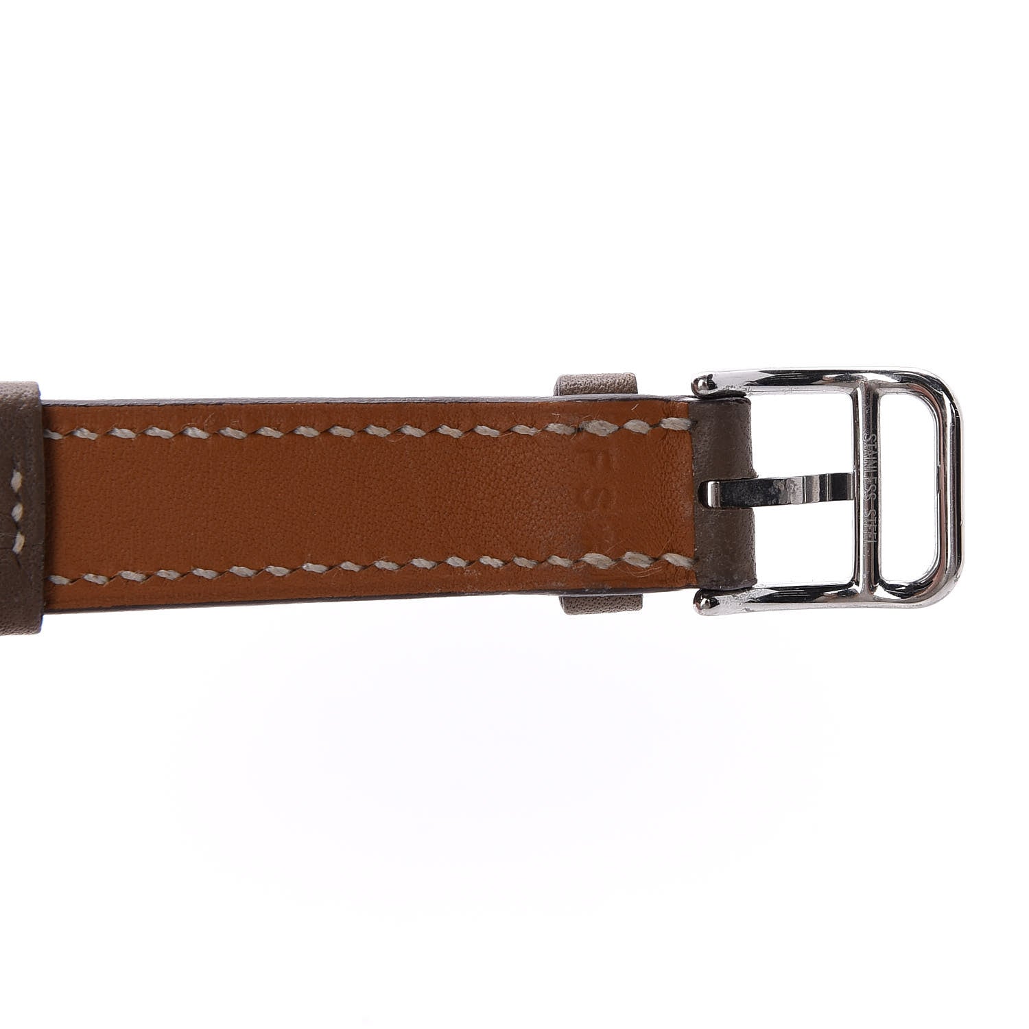 Hermes Swift Heure H PM Watch Strap Etoupe 4 of 5