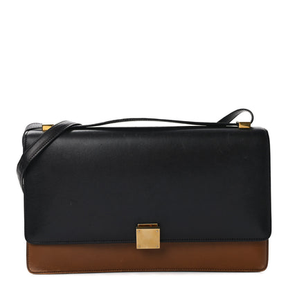 Celine Calfskin Medium Bi-Color Case Flap Camel 1 of 12