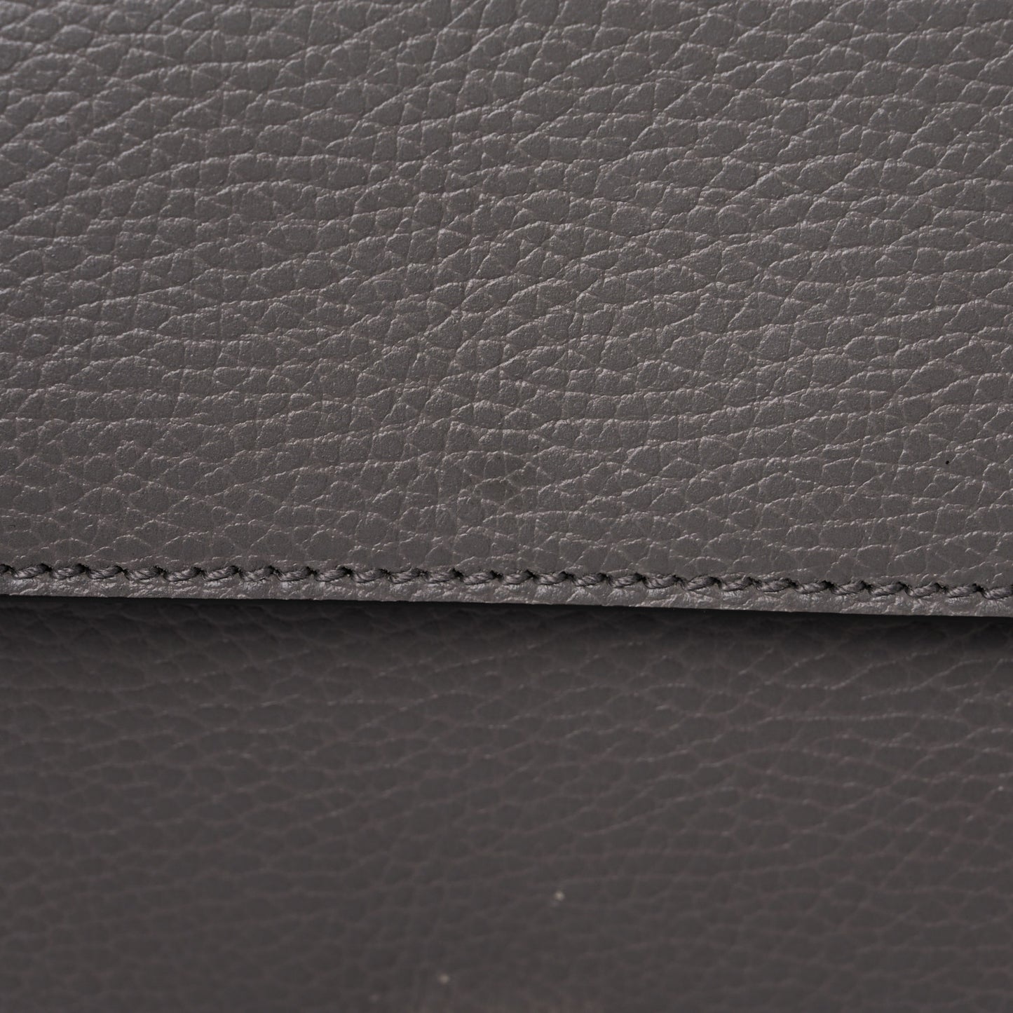 Pebbled Calfskin Small Dionysus Shoulder Bag Dusty Grey