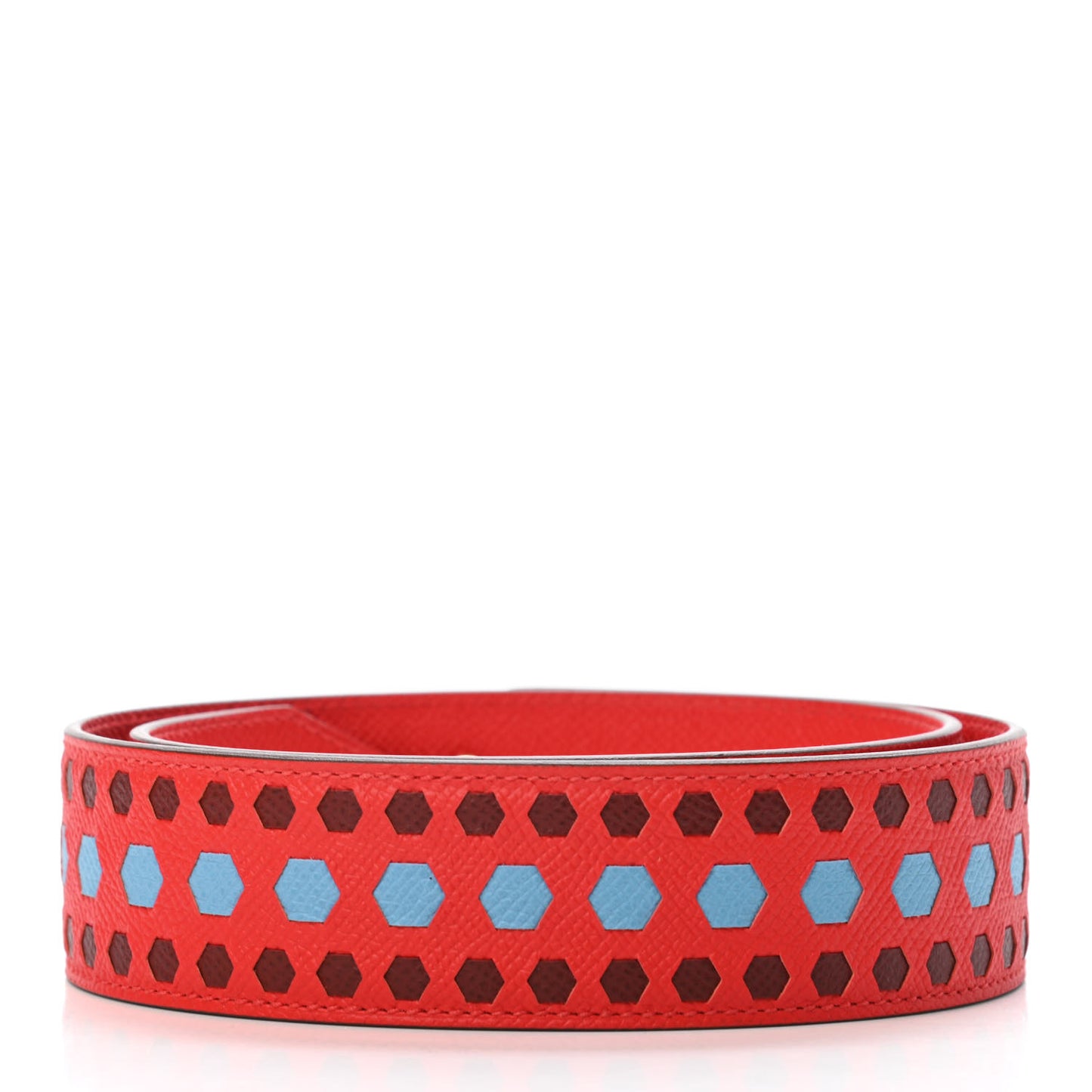 Epsom 40mm Mousqetons Tressage Shoulder Strap Rouge Coeur Bleu du Nord Rouge H
