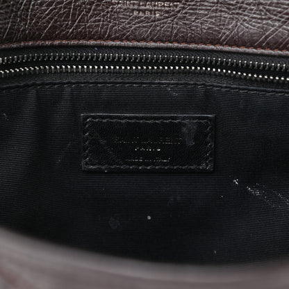 Saint Laurent Crinkled Calfskin Matelasse Monogram Large Niki Chain Satchel Tulip 5 of 12