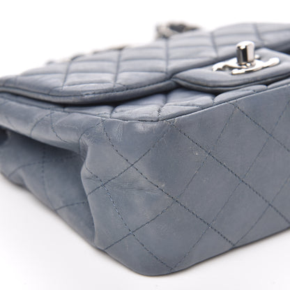 Chanel Lambskin Quilted Mini Square Flap Blue 8 of 16