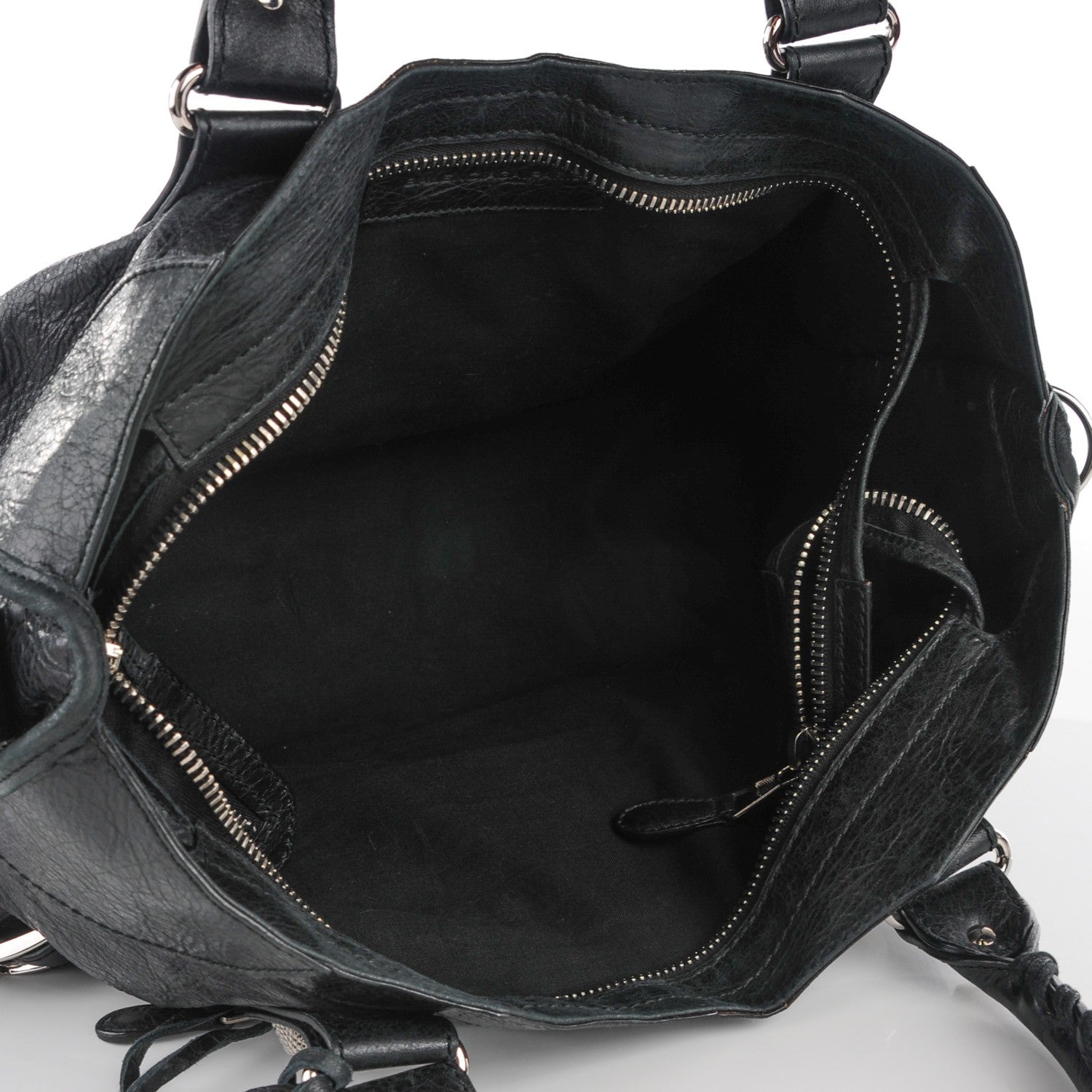 Balenciaga Agneau Giant 21 Silver Hardware Part Time Black 11 of 12