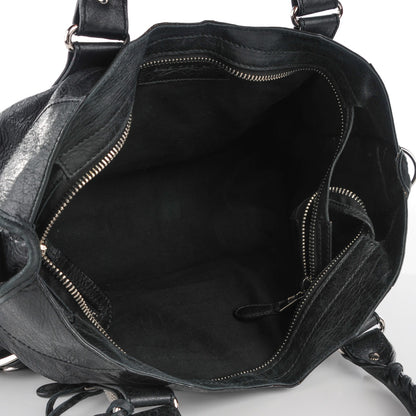 Balenciaga Agneau Giant 21 Silver Hardware Part Time Black 11 of 12