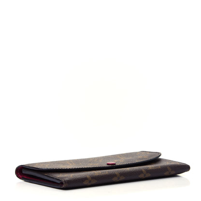 Louis Vuitton Monogram Emilie Wallet Fuchsia 3 of 4