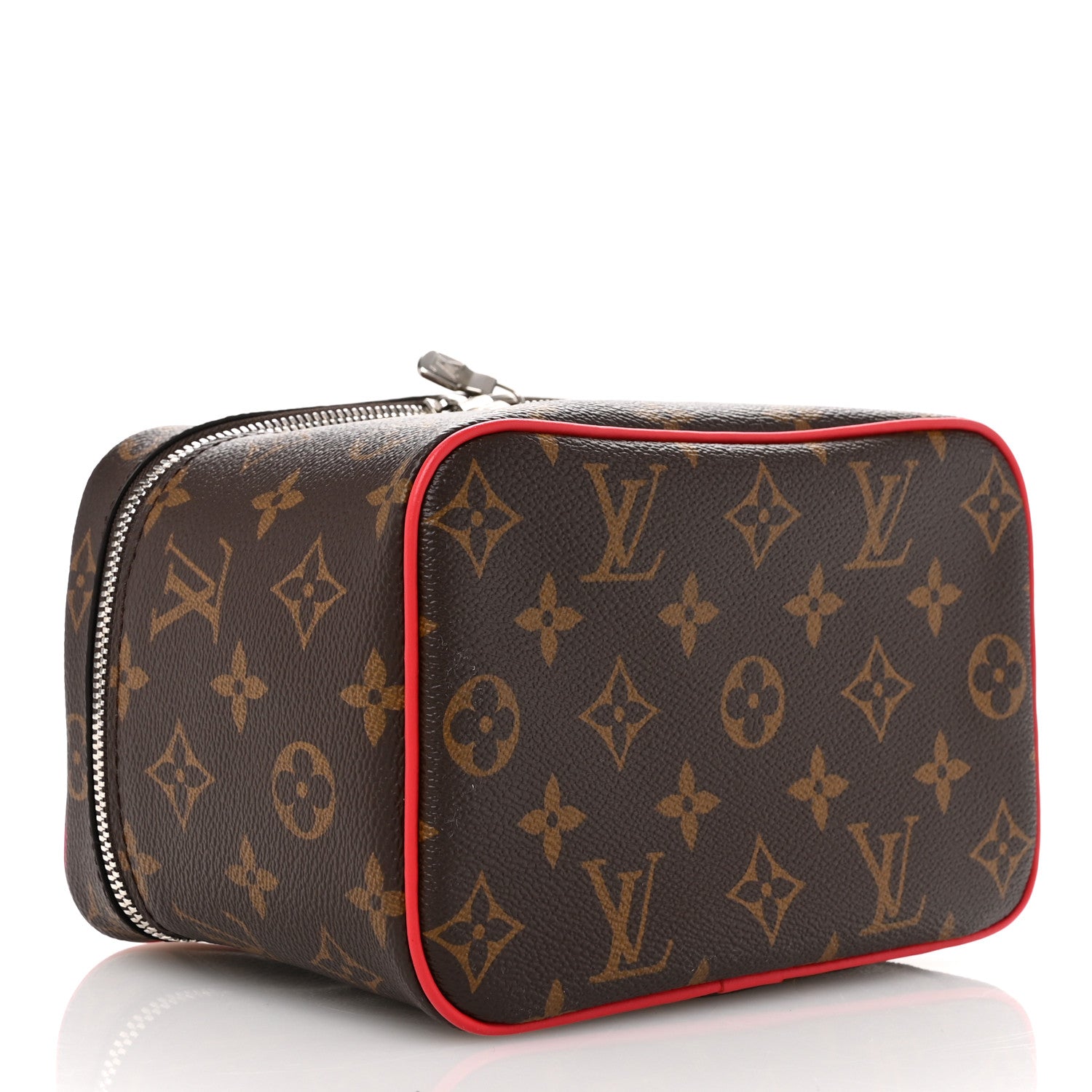 Louis Vuitton Monogram Macassar Nice Mini Rouge 4 of 6