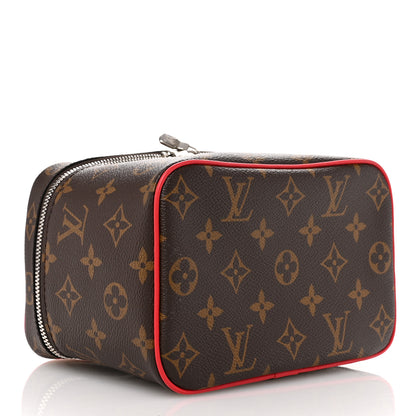 Louis Vuitton Monogram Macassar Nice Mini Rouge 4 of 6