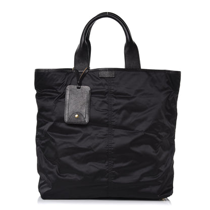Saint Laurent Satin Tanger Tote Black 1 of 12