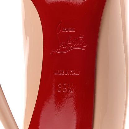 Christian Louboutin Patent Fifetish 85 Pumps 39.5 Poudre 6 of 7
