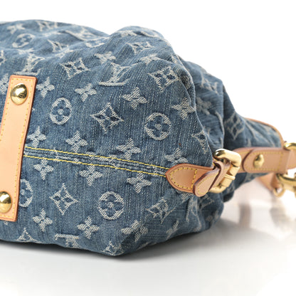 Louis Vuitton Denim Neo Cabby MM Blue 10 of 14