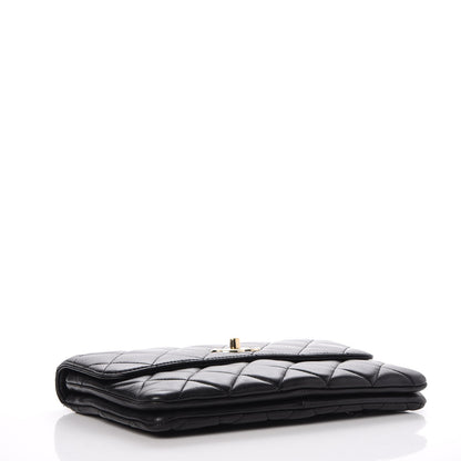 Chanel Lambskin Quilted Medium Trendy CC Flap Black 4 of 11