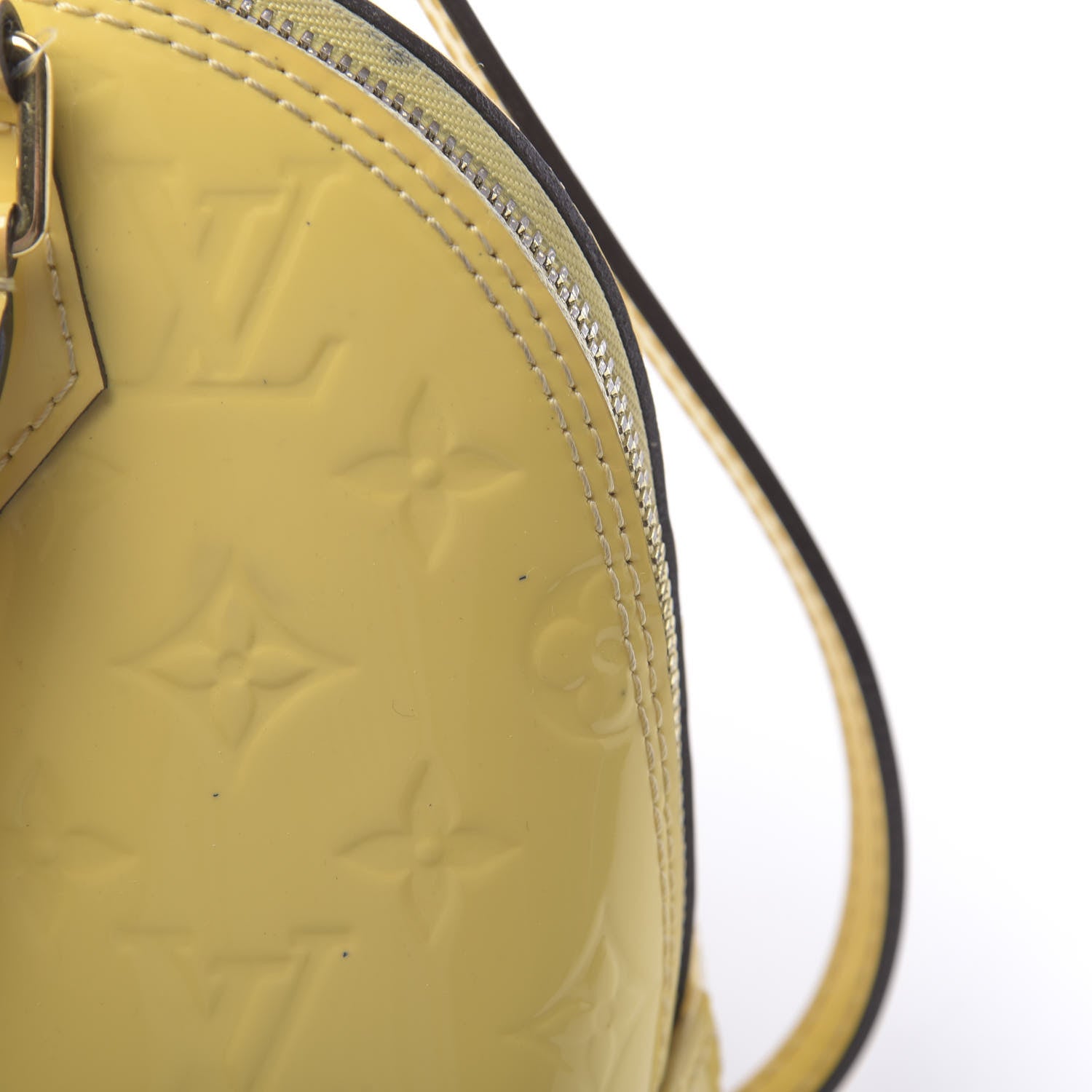Louis Vuitton Vernis Alma BB Citrine 11 of 15