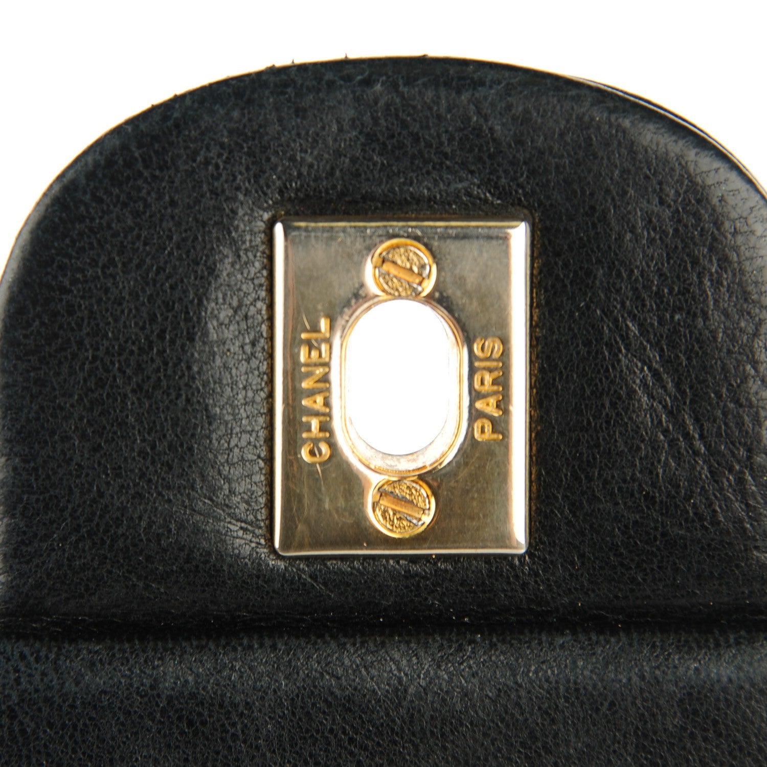 Chanel Lambskin Quilted Medium Double Flap Black 6 of 9