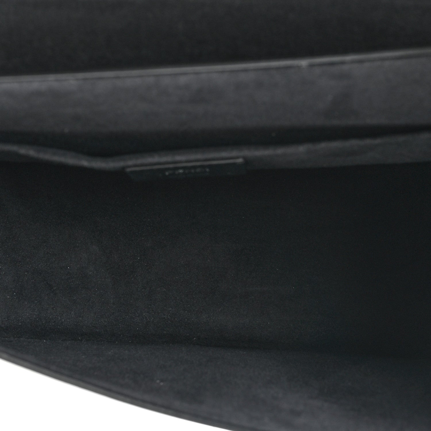 Fendi Vitello Century Alcantara F is Fendi Bi-Color Kan I Shoulder Bag White Black 5 of 10
