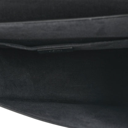 Fendi Vitello Century Alcantara F is Fendi Bi-Color Kan I Shoulder Bag White Black 5 of 10
