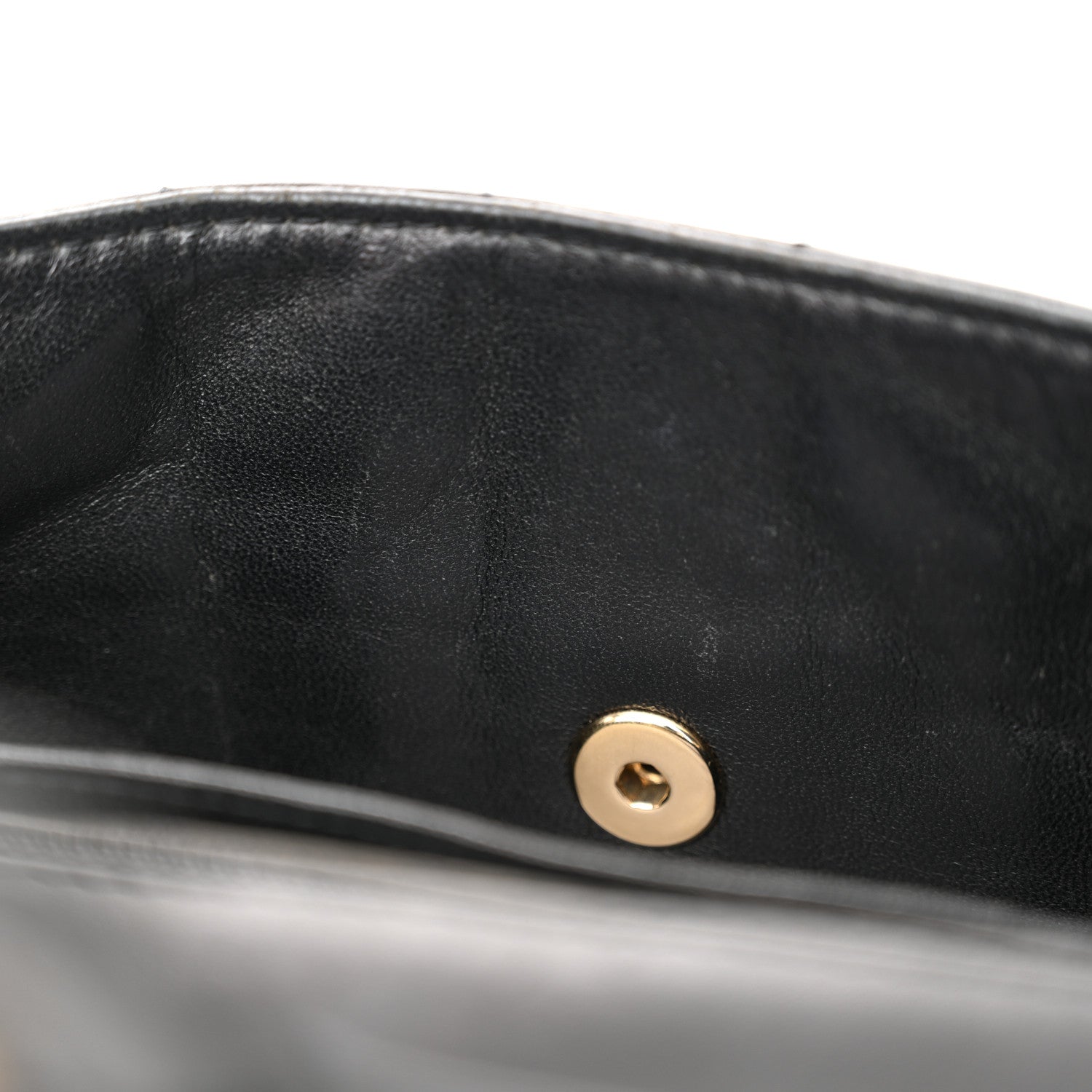 Chanel Lambskin Stitched Chocolate Bar Single Flap Black 13 of 15