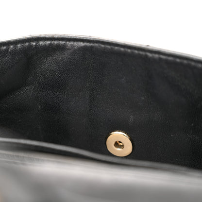 Chanel Lambskin Stitched Chocolate Bar Single Flap Black 13 of 15