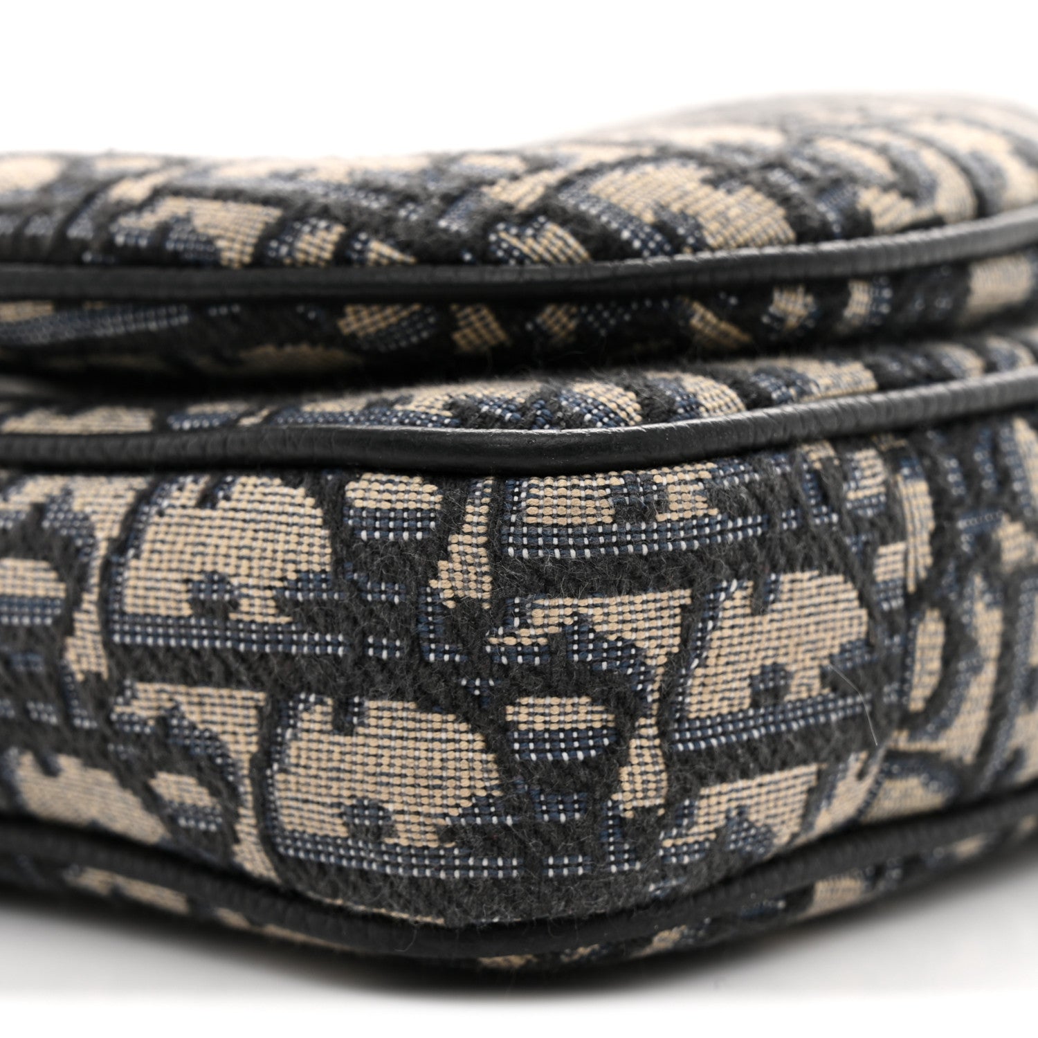 Christian Dior Oblique Saddle Triple Pouch Navy Blue 9 of 12