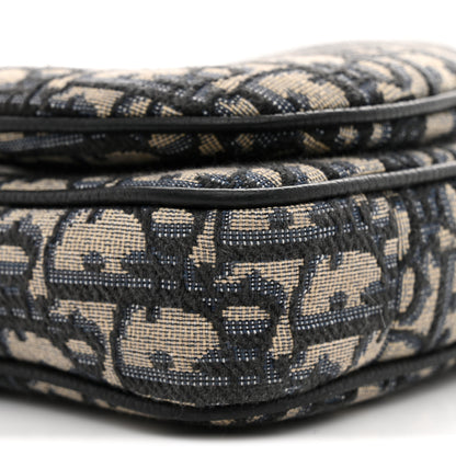 Christian Dior Oblique Saddle Triple Pouch Navy Blue 9 of 12