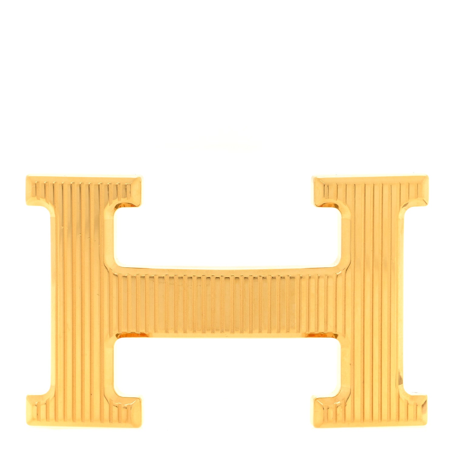 Hermes Strie 32mm H Belt Buckle Gold 1 of 3