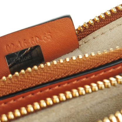 Chloe Calfskin Suede Rainbow Patchwork Small Jane Fringe Bag Caramel 7 of 7
