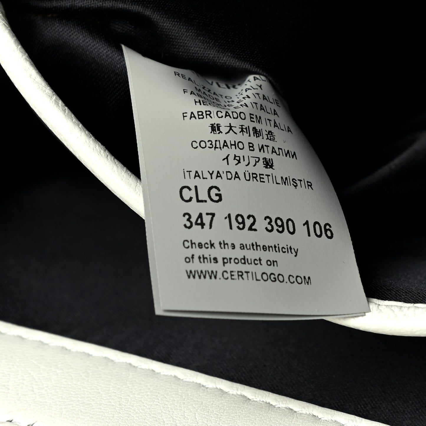 Nappa Palazzo Sultan Shoulder Bag White