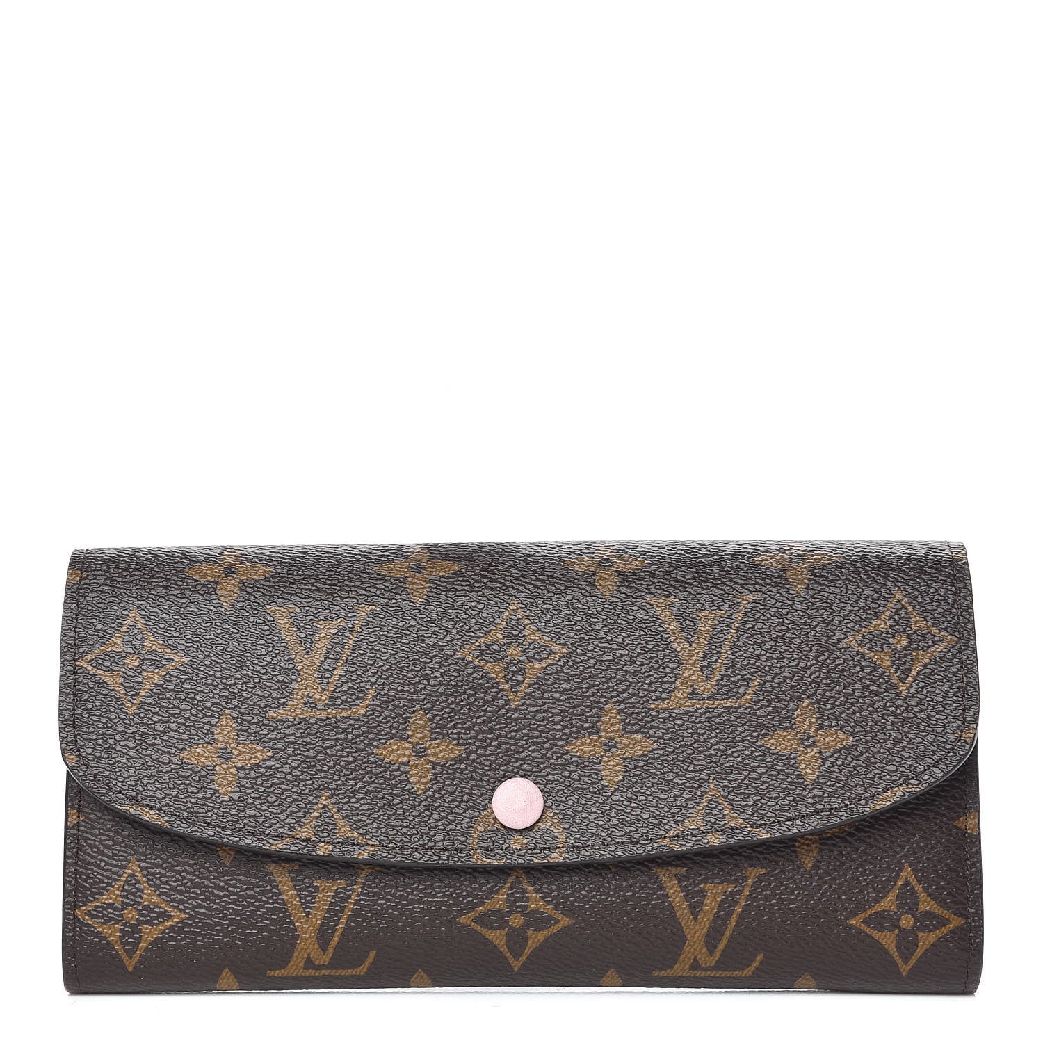 Louis Vuitton Monogram Emilie Wallet Rose Ballerine 1 of 9